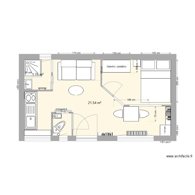 Félix Faure Colombes V3ter. Plan de 0 pièce et 0 m2