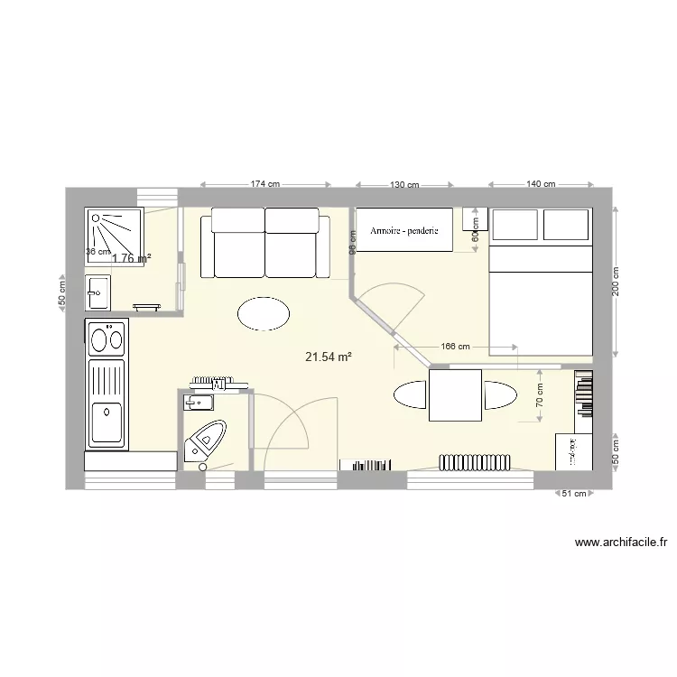 F&eacute;lix Faure Colombes V3ter. Plan de 