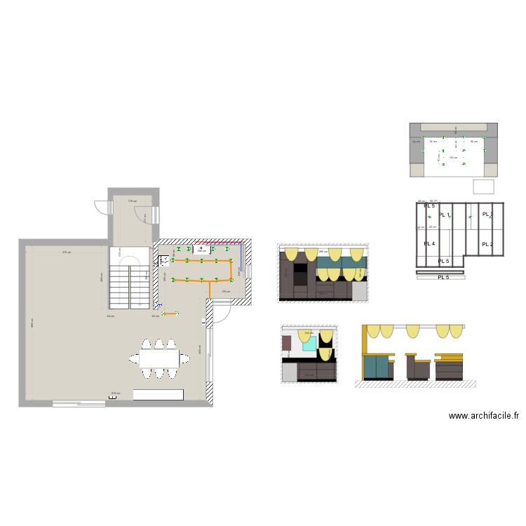 cuisine embrun. Plan de 17 pièces et 411 m2