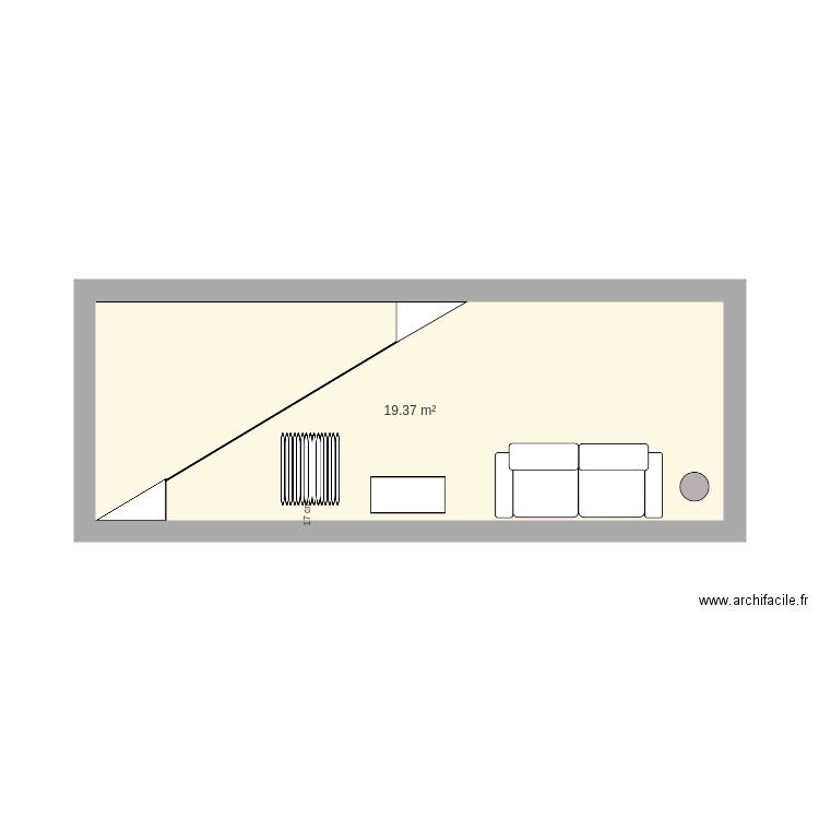 plan de coté salle a manger. Plan de 0 pièce et 0 m2