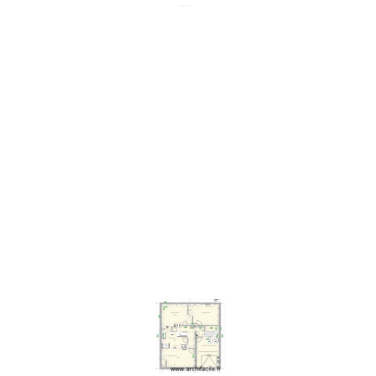 rdc Brem MAsaro 230122 variante sans buanderie. Plan de 0 pièce et 0 m2