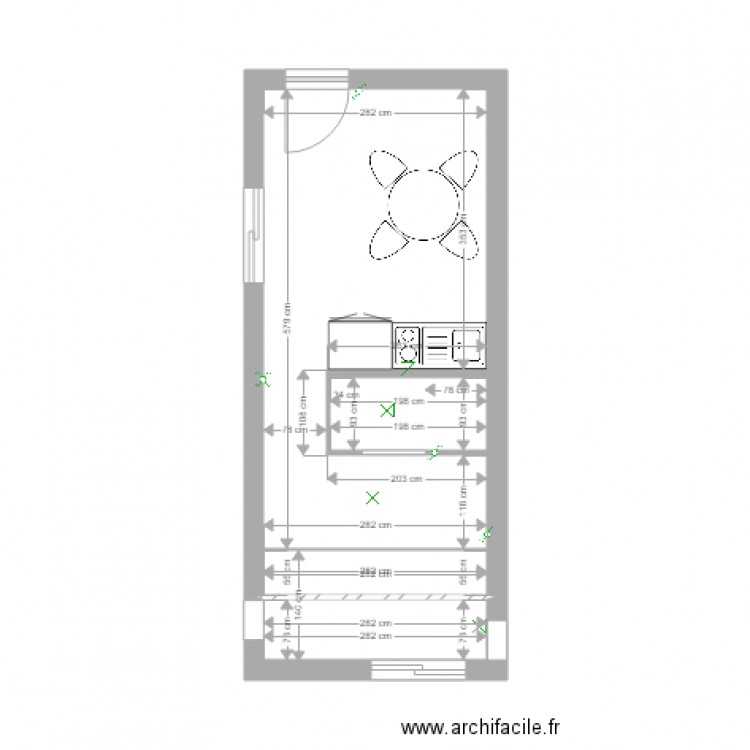 algeco 1. Plan de 0 pièce et 0 m2