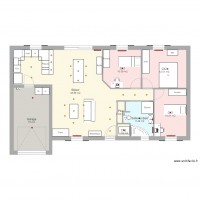 Maison 3ch garage lampes