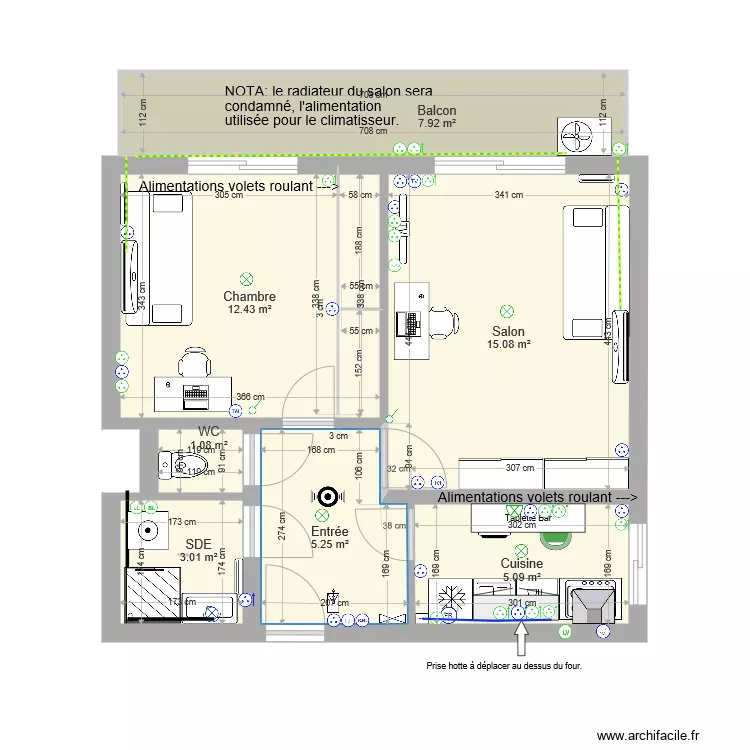 Le CANTER 3. Plan de 