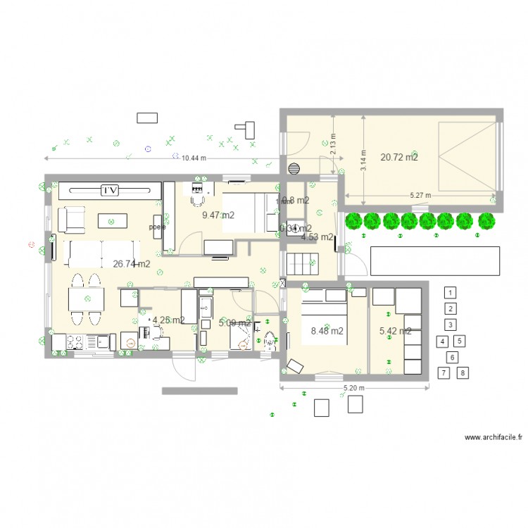 Plan electrique au 15 Oct 2015. Plan de 0 pièce et 0 m2