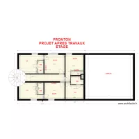 PLAN FRONTON ETAGE APRES TRAVAUX