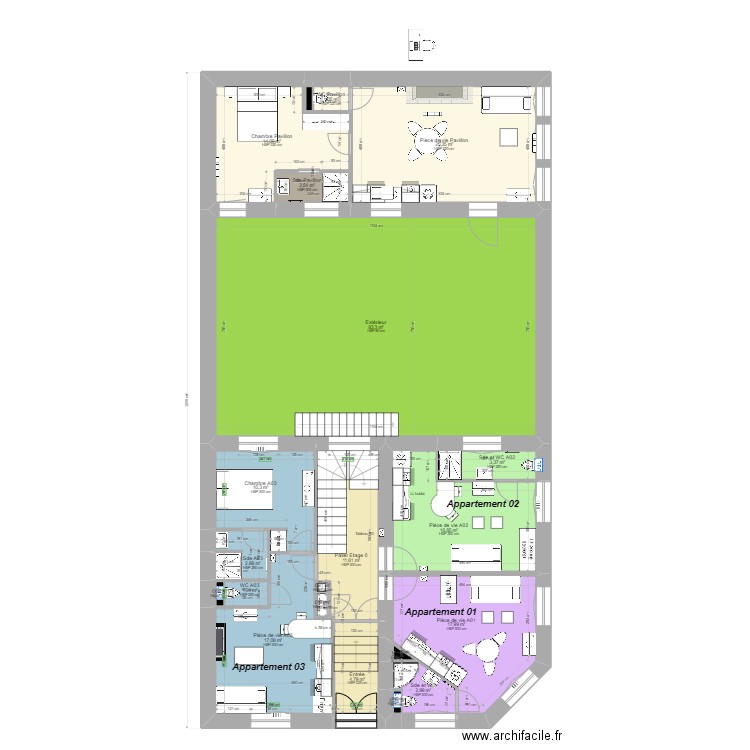 NATIONALE V8 pavillon. Plan de 0 pièce et 0 m2