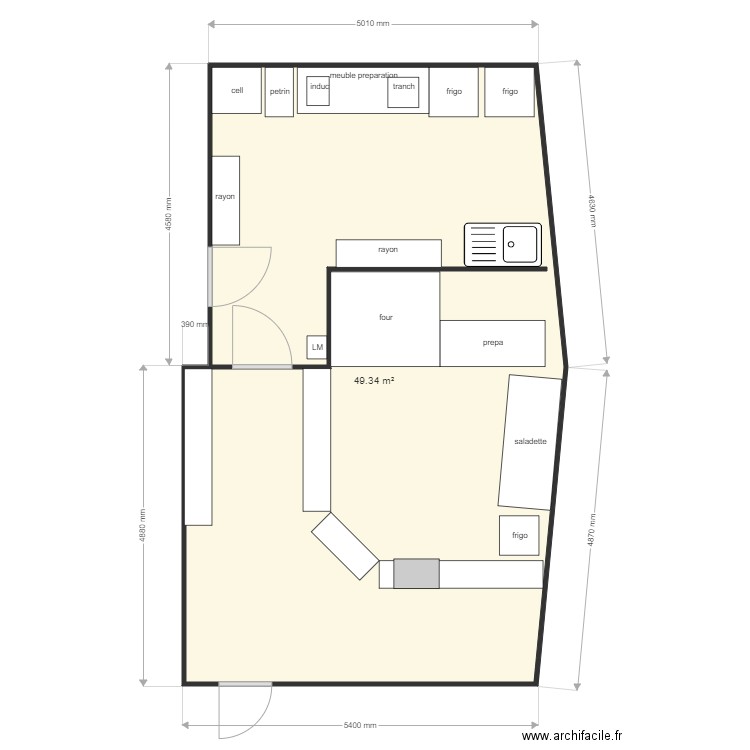 lignier. Plan de 0 pièce et 0 m2