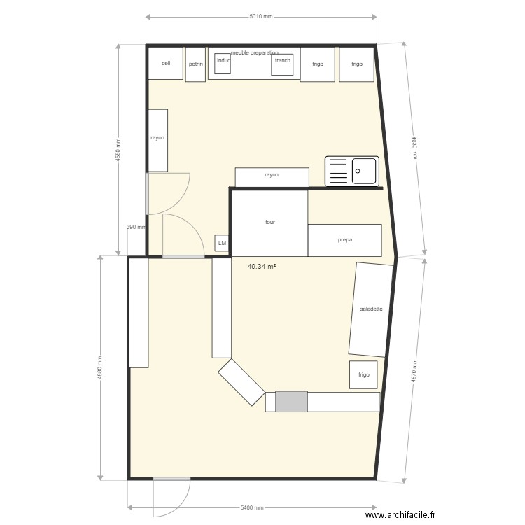 lignier. Plan de 0 pièce et 0 m2