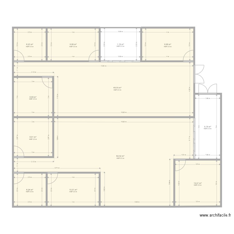 Plan étage BRK 2. Plan de 0 pièce et 0 m2