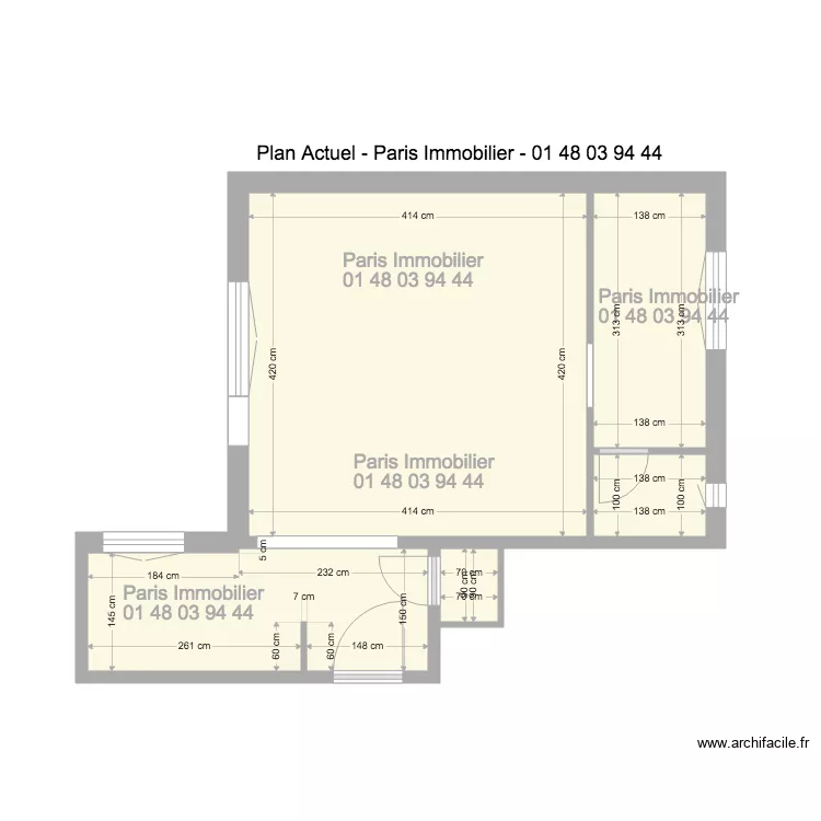 CHASSELAT. Plan de 