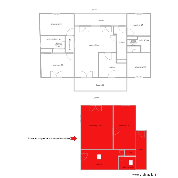 barreau. Plan de 0 pièce et 0 m2