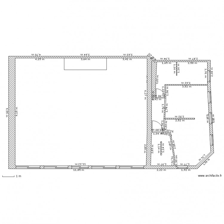 archi_premier etage. Plan de 0 pièce et 0 m2