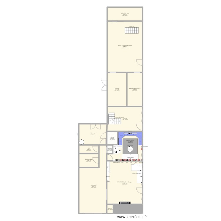 Bureau Geek/cine Kentin #3. Plan de 0 pièce et 0 m2