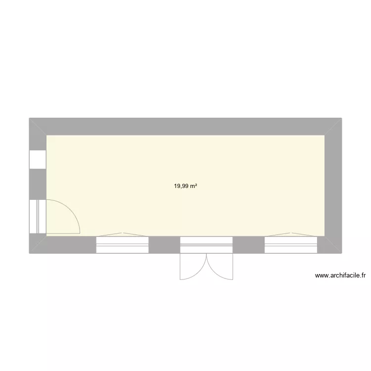Chalet maman 2. Plan de 