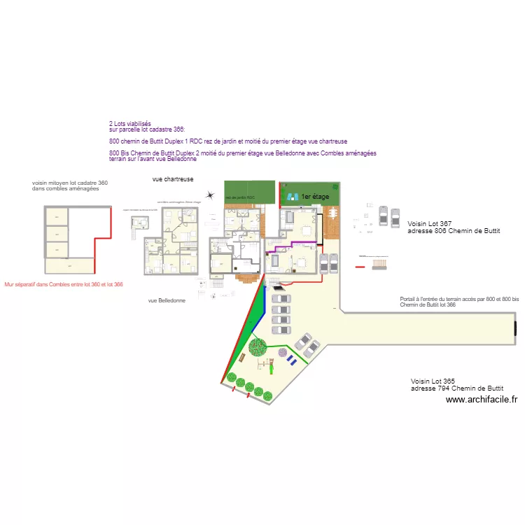 MAISON st ismier PLANS PROJET ok 27 f&eacute;vrier 2019 v2. Plan de 