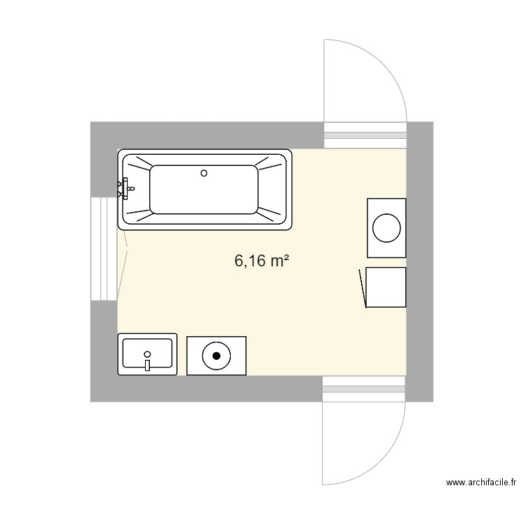WC MAGNIER. Plan de 0 pièce et 0 m2