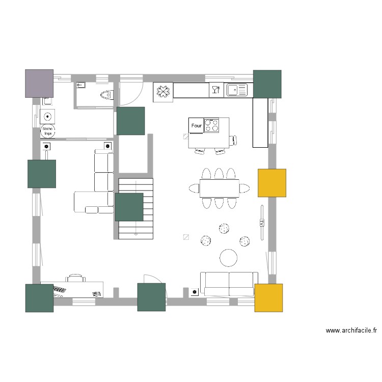 RDC MOD6 TRIADIQU. Plan de 0 pièce et 0 m2