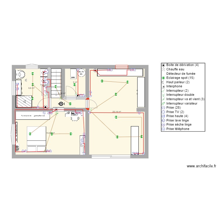 maison sous sol avec prises. Plan de 0 pièce et 0 m2
