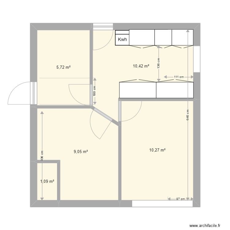 garage_4. Plan de 5 pièces et 37 m2