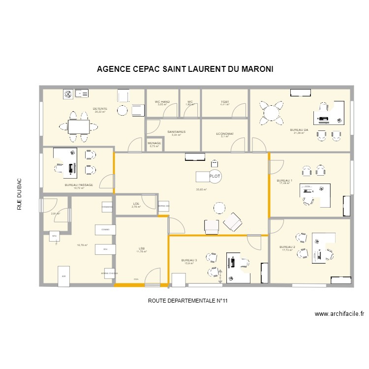 AGENCE SLDM. Plan de 0 pièce et 0 m2