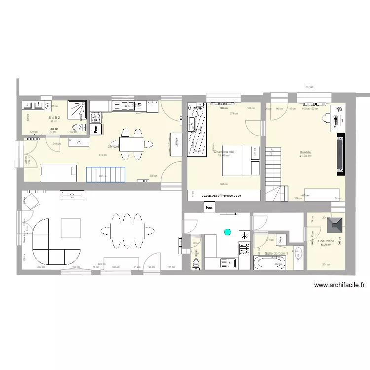 FOUESNANTavec SDB dans la chambre 2. Plan de FOUESNANTavec SDB dans la chambre 2. Plan de