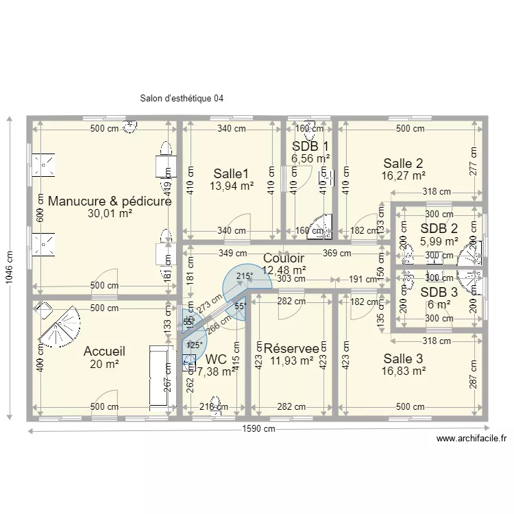 Salon Vivi 04. Plan de 