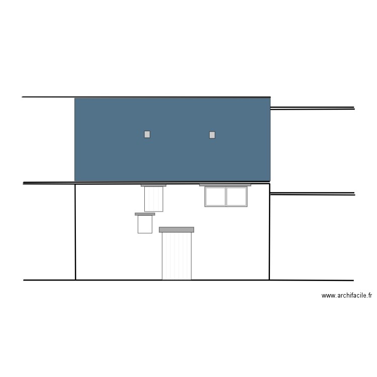 fenetre chambre Marius. Plan de 1 pièce et 37 m2