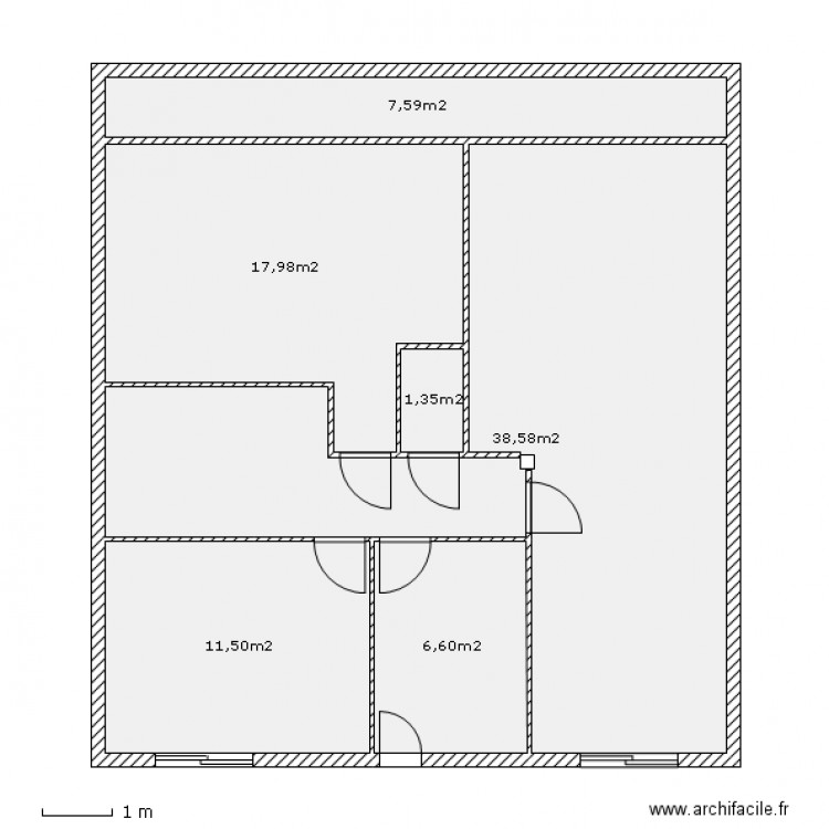 canohes étage. Plan de 0 pièce et 0 m2