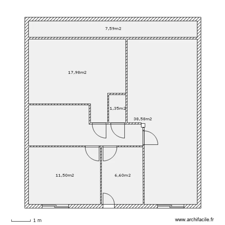 canohes &eacute;tage. Plan de 