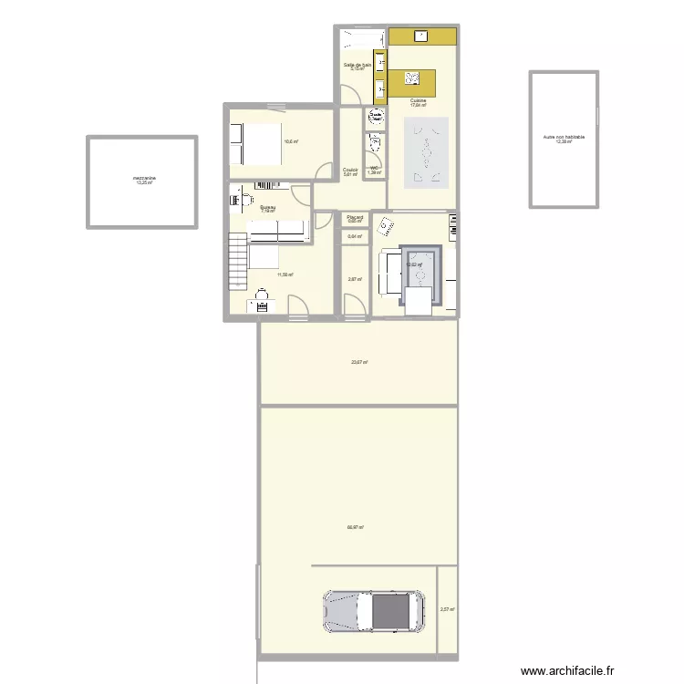 masso. Plan de 17 et 196 m² masso. Plan de 17 et 196 m²