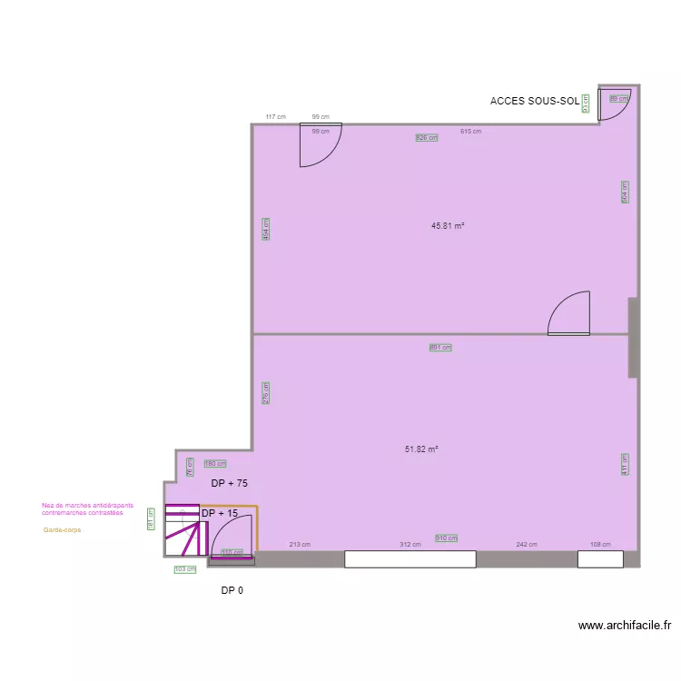 SMART IMMO AVANT TRAVAUX. Plan de SMART IMMO AVANT TRAVAUX. Plan de