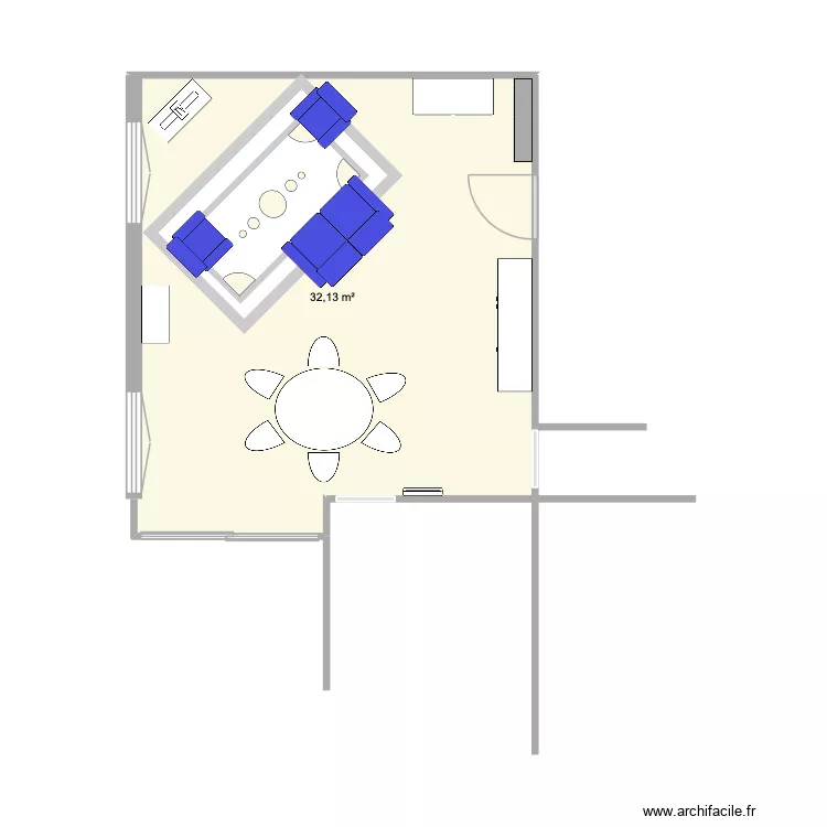 ALINE SEJOUR 9. Plan de 1 et 32 m² ALINE SEJOUR 9. Plan de 1 et 32 m²