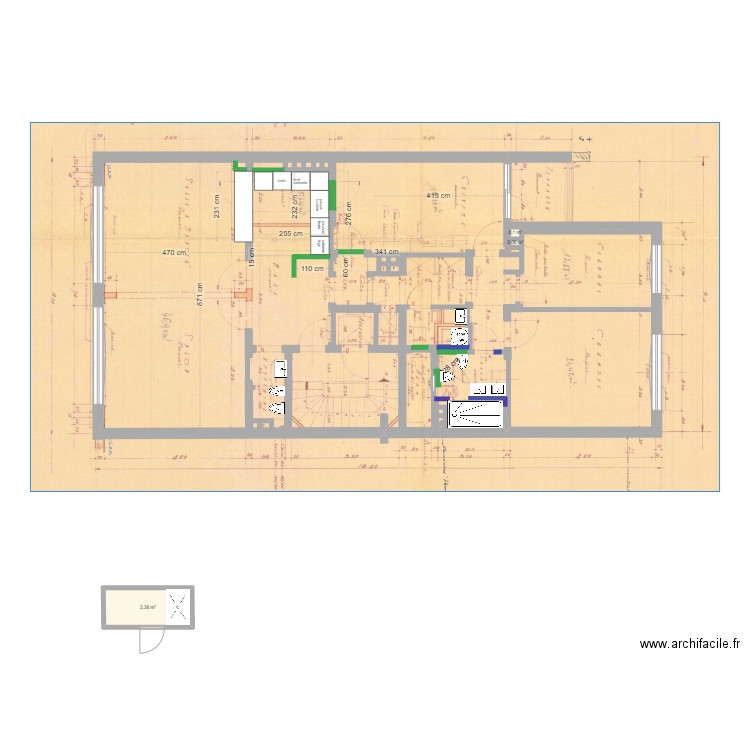 max_origine_Cugina_WC_angolo. Plan de 0 pièce et 0 m2