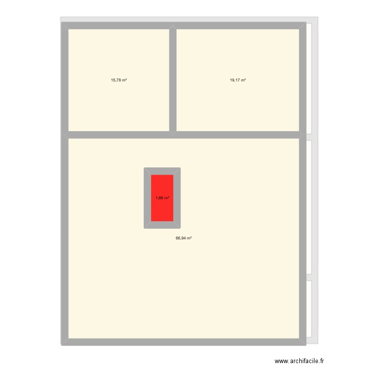 Grosjeon. Plan de 9 pièces et 234 m2