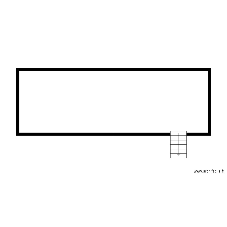 LAMIDIEU maison brulée. Plan de 10 pièces et 293 m2