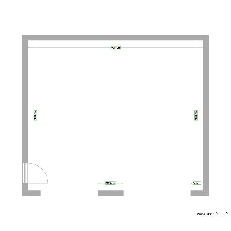 Garage. Plan de 0 pièce et 0 m2
