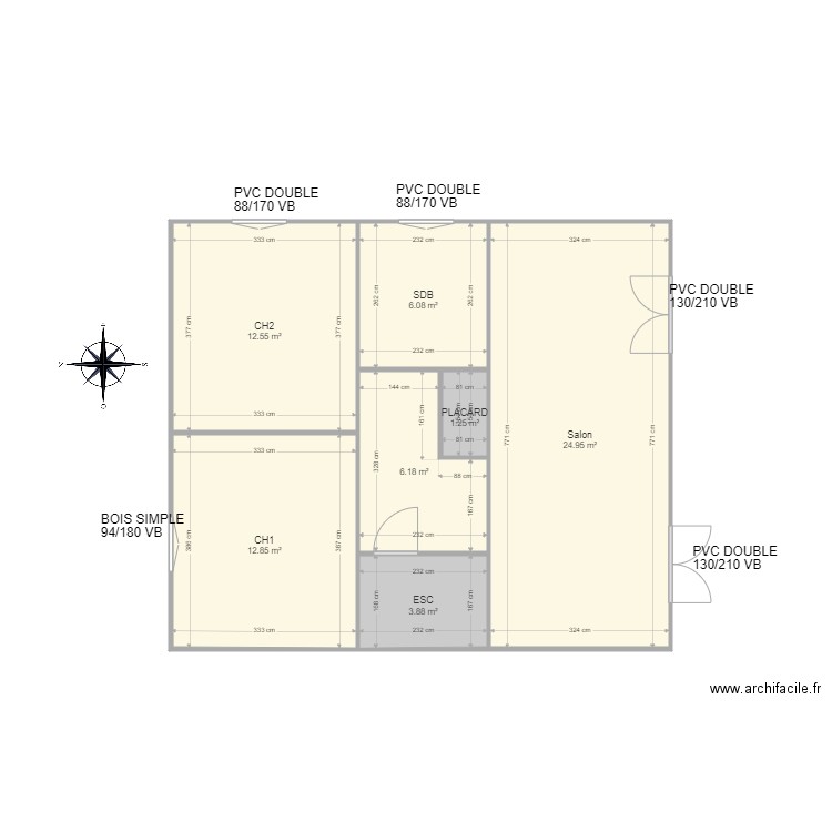 HARDY. Plan de 0 pièce et 0 m2