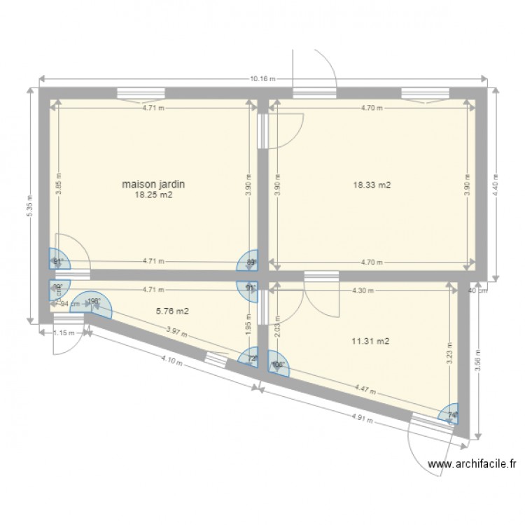 AIX D ANGILLION 6 maison jardin. Plan de 0 pièce et 0 m2