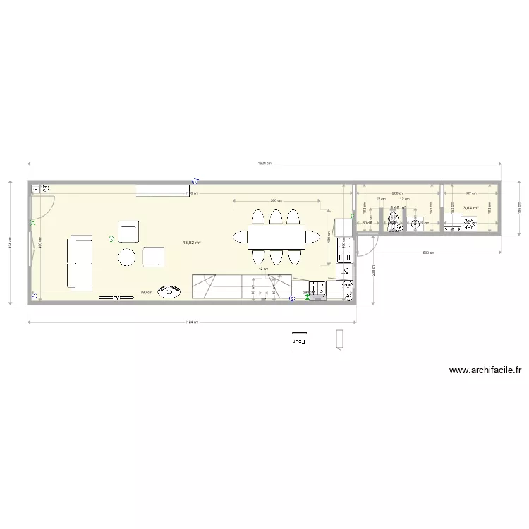Grenade projet. Plan de 