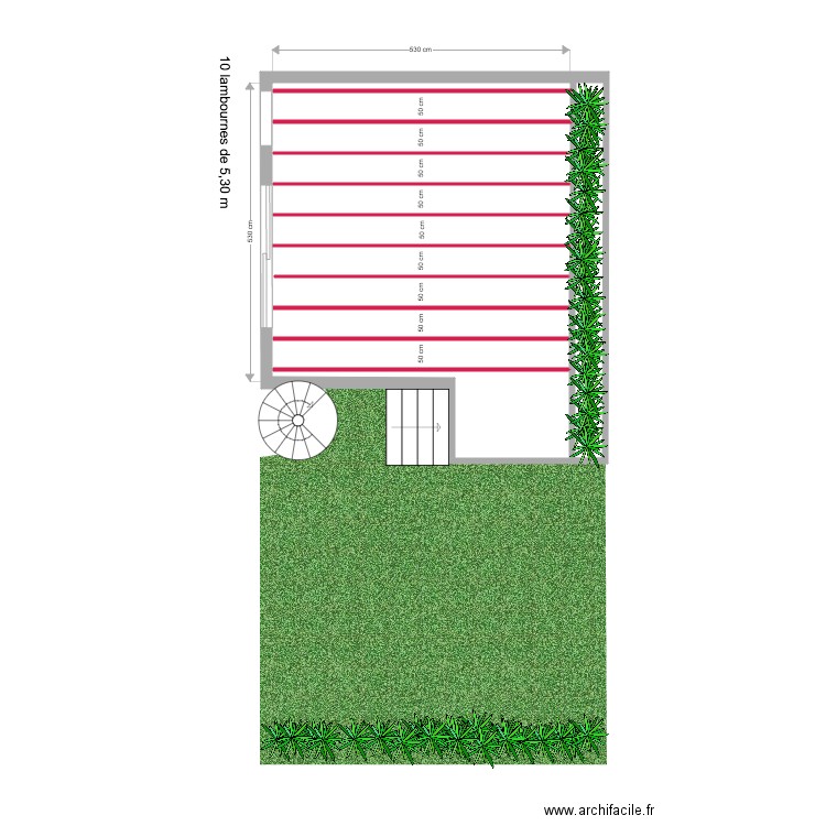 Terrasse. Plan de 0 pièce et 0 m2