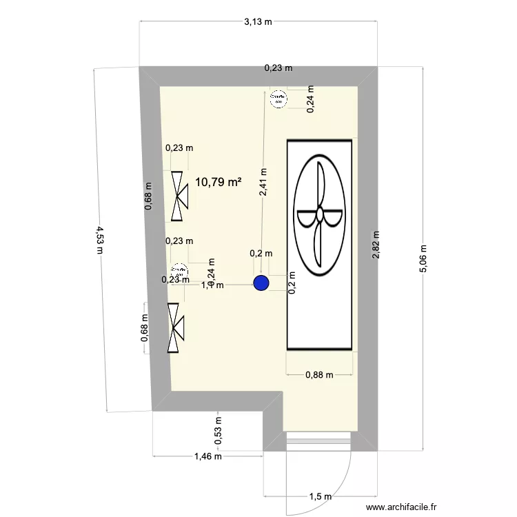 santal local techn. Plan de 