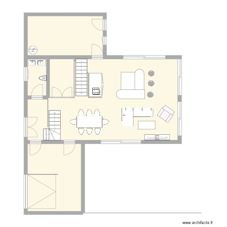 plan projet. Plan de 0 pièce et 0 m2