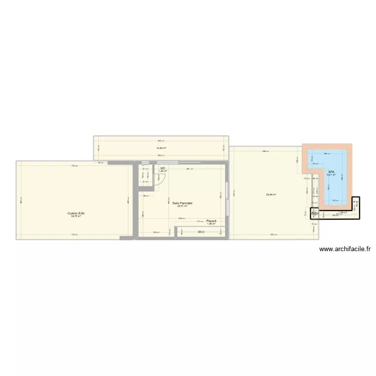 Suite parentale 01. Plan de 