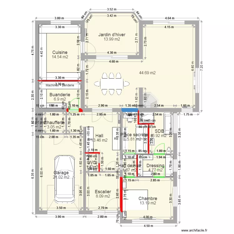 Moulin RDC 06. Plan de 
