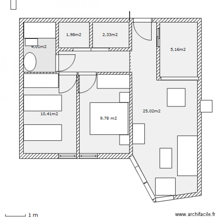 roses apt2 surfaces. Plan de 0 pièce et 0 m2