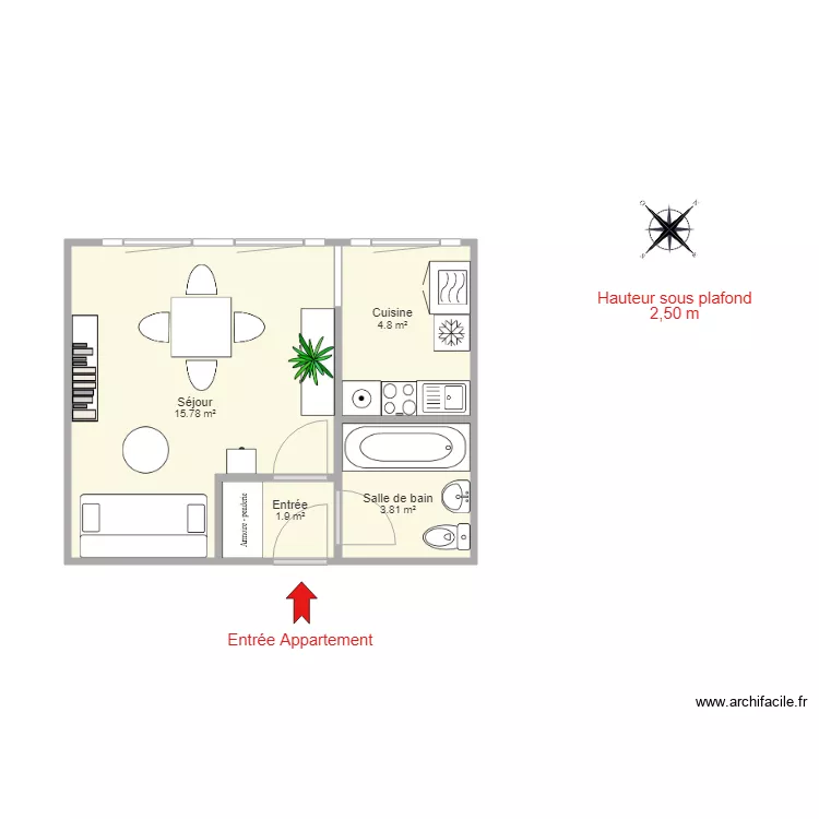 VARNIER  9 Av Gal Leclerc  Nancy. Plan de 