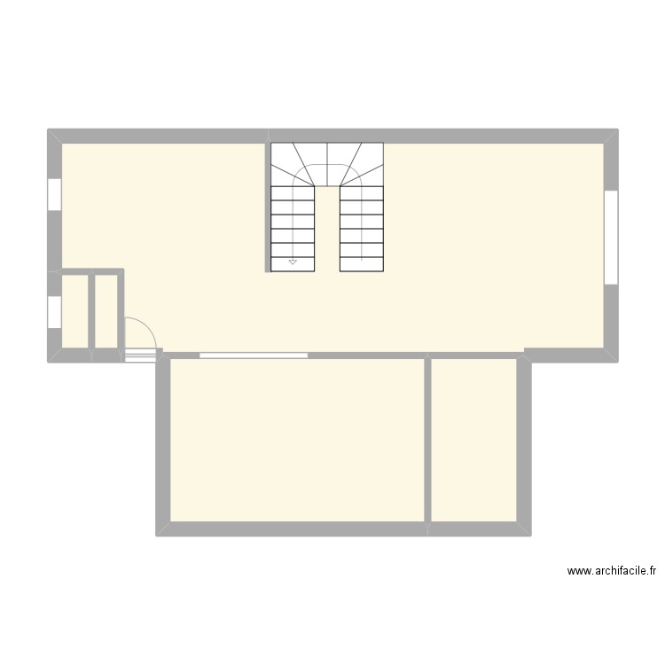 Maison Plessé. Plan de 11 pièces et 113 m2