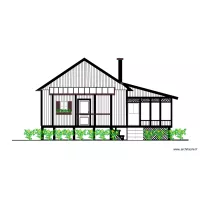 Chalet 24x26 Cote Arr&egrave;re