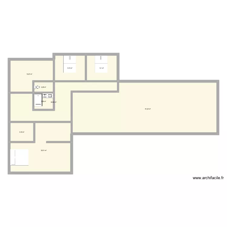 chatelaine modif. Plan de 
